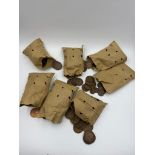 A selection of coins, various denominations, years and conditions to include: pennies, farthings,