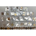 A selection of International coins from France, Greece, Austria, India, amongst others to include