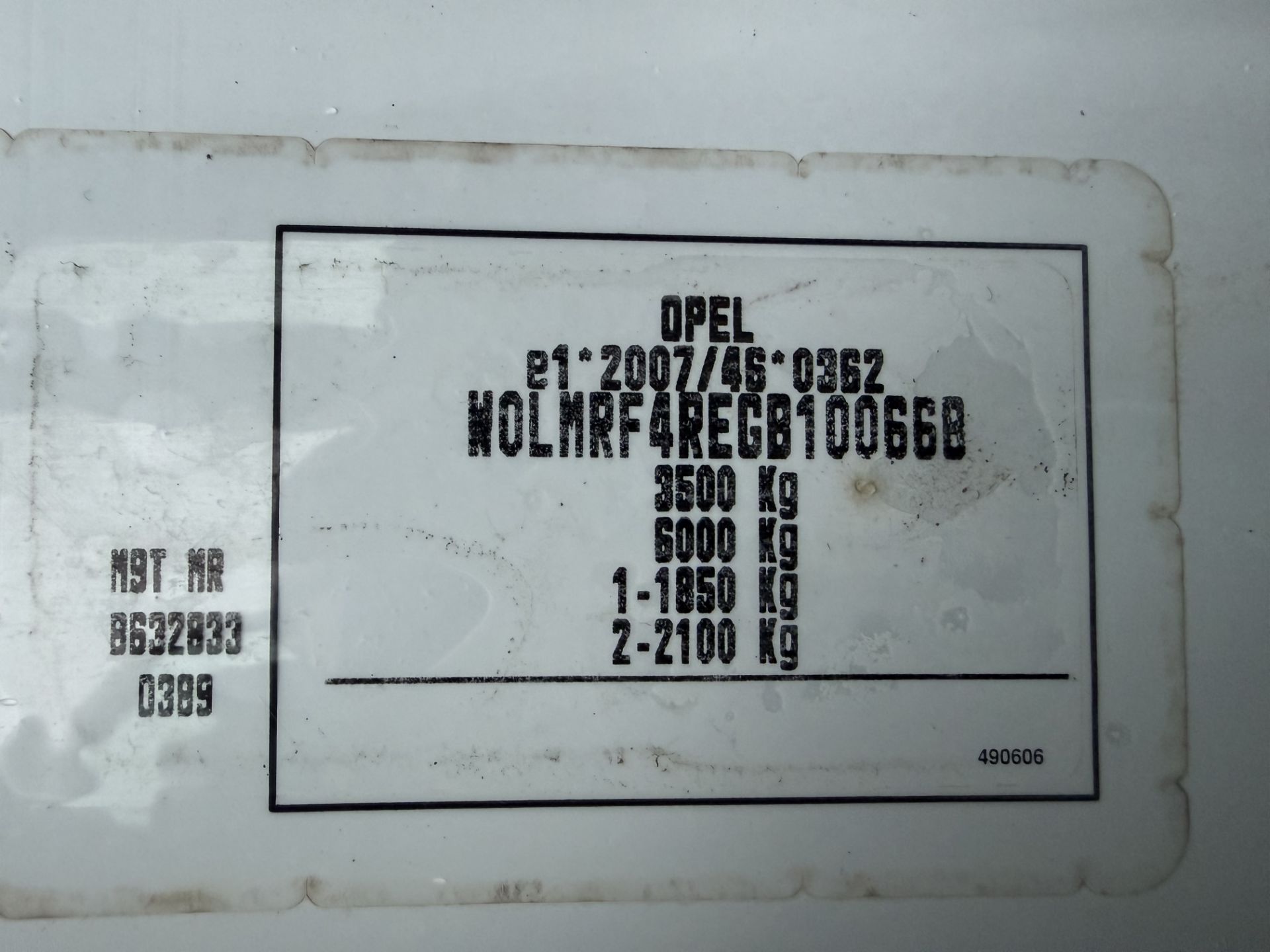 2016 Vauxhall Movano 3500 FWD CDTI Van, - Image 31 of 44