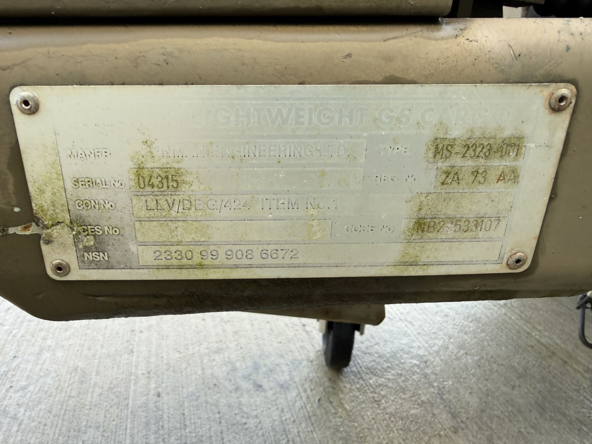 Penman 1.13T 2 Wheel Trailer, Direct UK MOD - Image 19 of 19