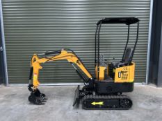 2024 Unissued JPC 1020KG 12HP Diesel Rubber Track Mini Excavator c/w Front Blade