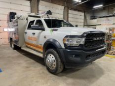2022 DODGE RAM 5500 FIELD SERVICE TRUCK, 6.7 L TURBO DIESEL, CREW CAB W BRUTUS TRUCK BODY, COBRA