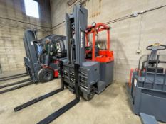 NEW 2025 MIMA MQK30 MULTI-DIRECTIONAL COUNTERBALANCED FORKLIFT, 6,613 LB CAPACITY, 3 WHEEL, LIFTING