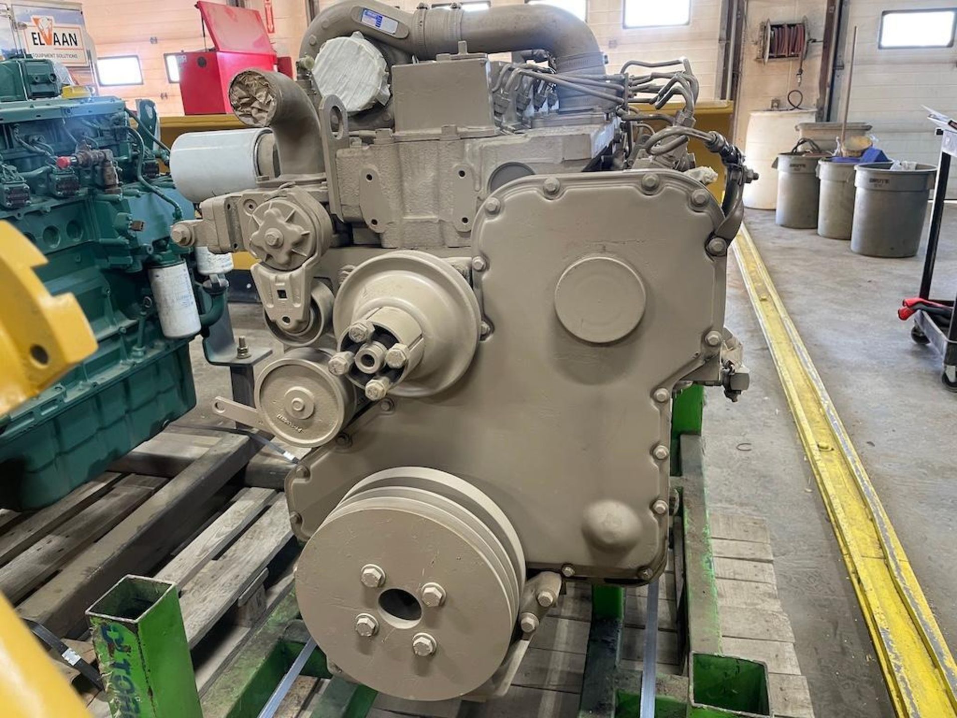 REBUILT CUMMINS ENGINE MODEL 6CT 8.3, FUEL STATE 113 HP, ADVERTISED 210 ...