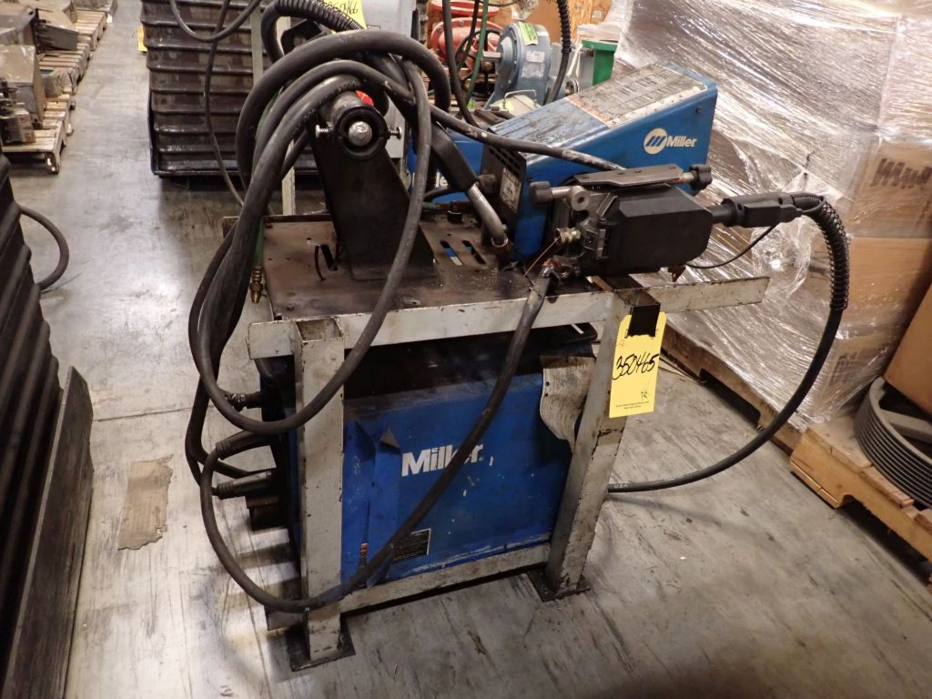 Multi Process Rig (1) Miller Welding Machine, Cat No. 907161, 5A-425A, 10.2-300V, w ...